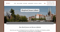 Desktop Screenshot of hotel-jensen.de